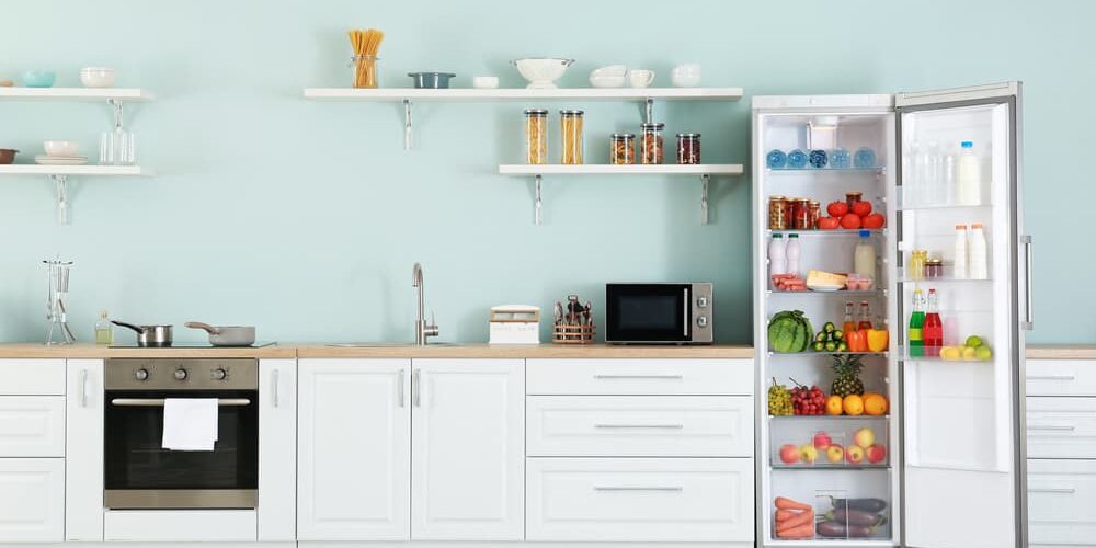کابینت آشپزخانه کوچک بدون اپن