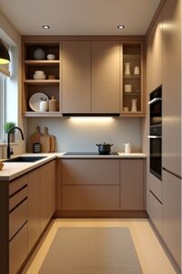 ایده های خلاقانه کابینت جادار برای آشپزخانه کوچک