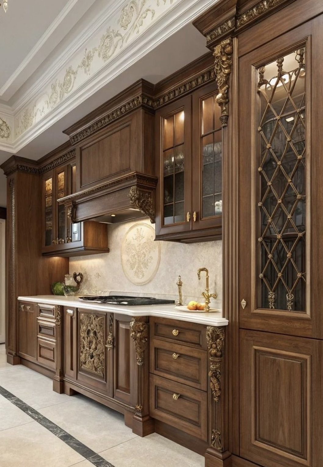 کابینت مدرن با طراحی ساده و رنگ خنثی و طرح چوب - گزینه‌ای اقتصادی برای آشپزخانه‌های امروزی