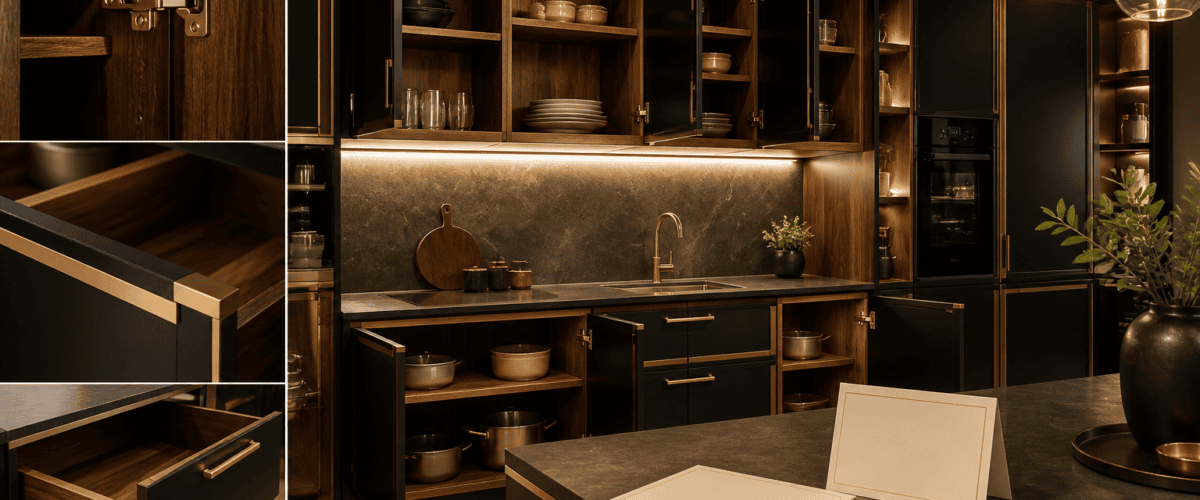 راهنمای خرید آنلاین کابینت آشپزخانه با نکات مهم درباره جنس بدنه، مهر اصالت، نصب سریع و گارانتی ۱۰ ساله.