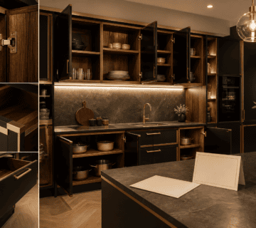 راهنمای خرید آنلاین کابینت آشپزخانه با نکات مهم درباره جنس بدنه، مهر اصالت، نصب سریع و گارانتی ۱۰ ساله.