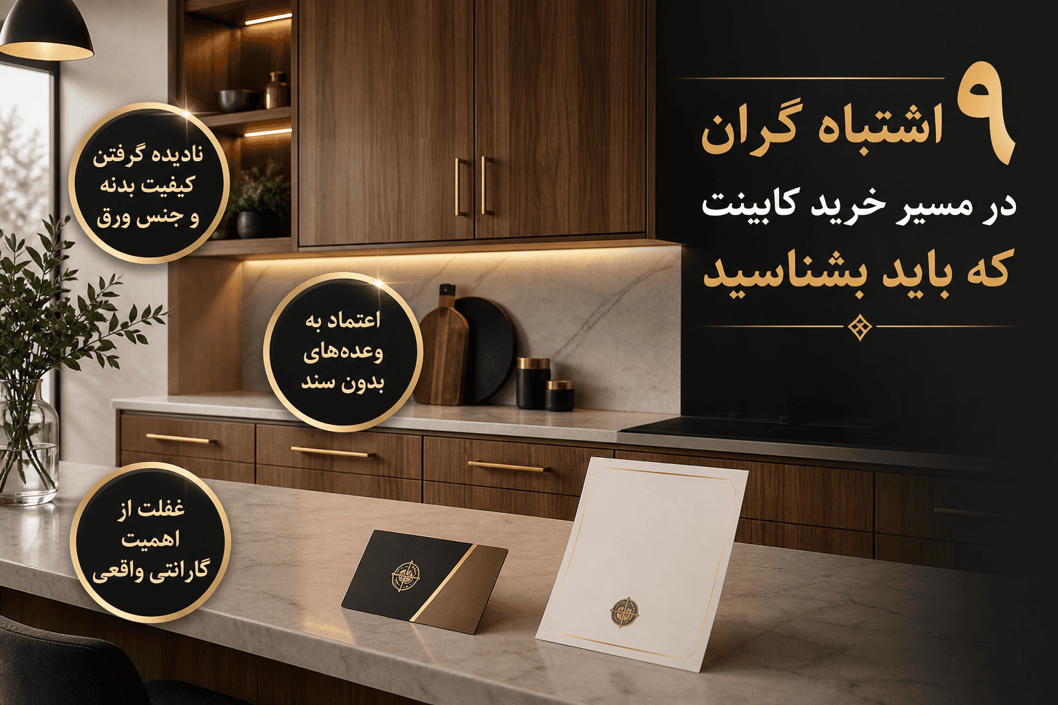 نکات مهم برای جلوگیری از اشتباهات رایج در خرید کابینت آشپزخانه و انتخاب بهترین گزینه با کیفیت مناسب