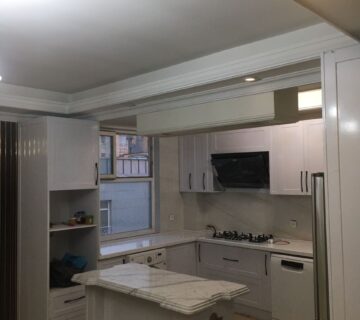 نمونه کار نصب شده کابینت‌های آماده کابینت استوک پیشکاری